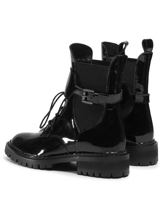Eva Minge Eva Minge Schnürstiefeletten EM-21-08-001037 Schwarz