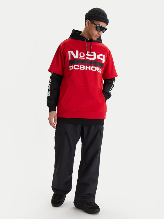 DC Shoes DC Shoes Суитшърт Dryden ADYFT03411 Червен Regular Fit