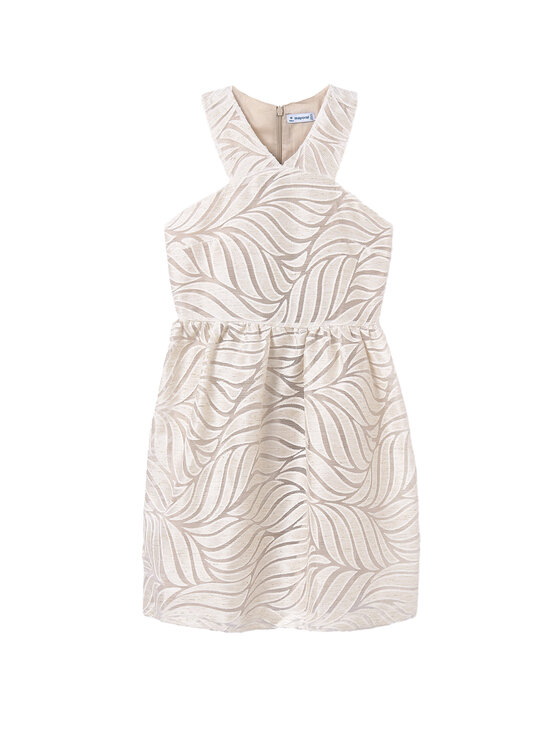Mayoral Mayoral Vestito elegante 6976 Beige Regular Fit