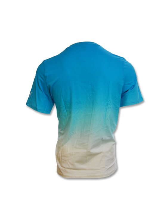 Puma Puma T-Shirt Melo Fade T-shirt Blue Atoll Niebieski Regular Fit
