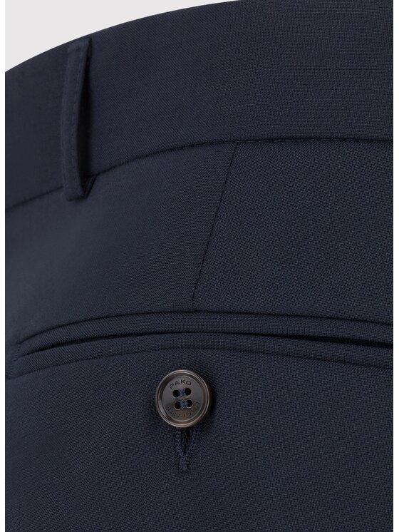 Pako Lorente Pako Lorente Spodnie garniturowe P00SB-6G-166 Granatowy Regular Fit
