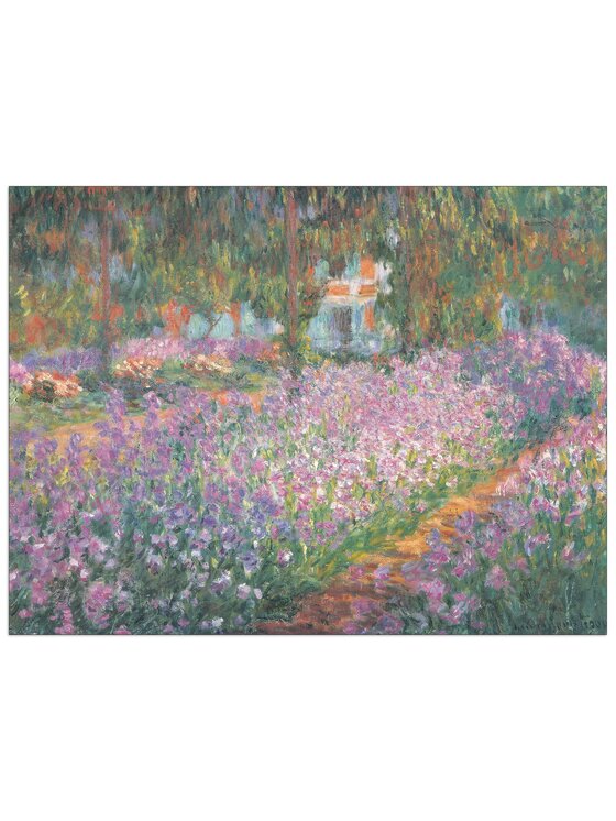 Artopweb Artopweb Dekoracja ścienna Jardin A Giverny Kolorowy
