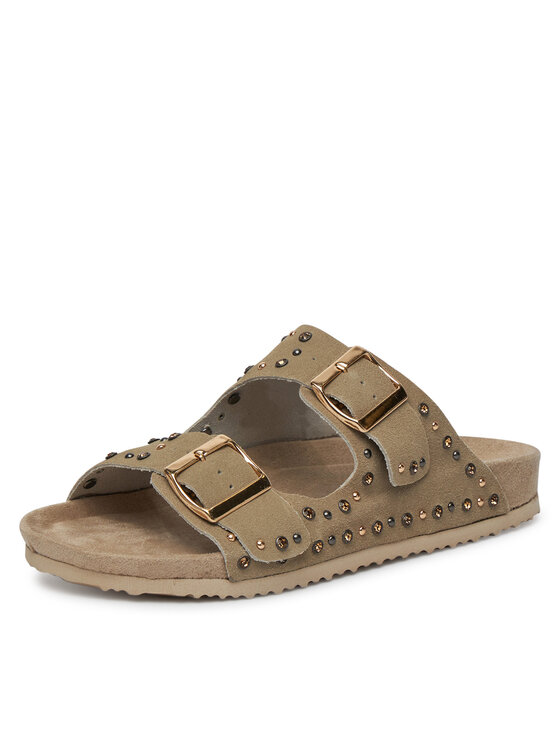 DeeZee DeeZee Pantoletten MXCR-203 Beige