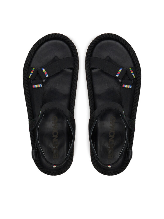 Bohonomad Bohonomad Σανδάλια Nevada Elastic NEV.20-L0020 Μαύρο