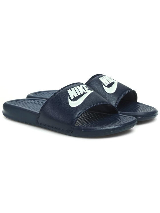 Nike Nike Klapki Benassi JDI 343880 403 Granatowy