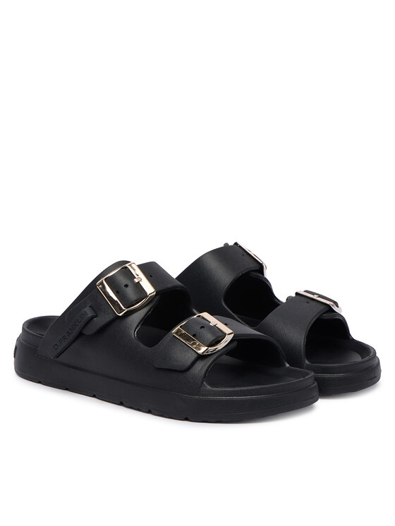 D.Franklin D.Franklin Pantoletten Vibe Foam 2 DFSH413001 Goldfarben