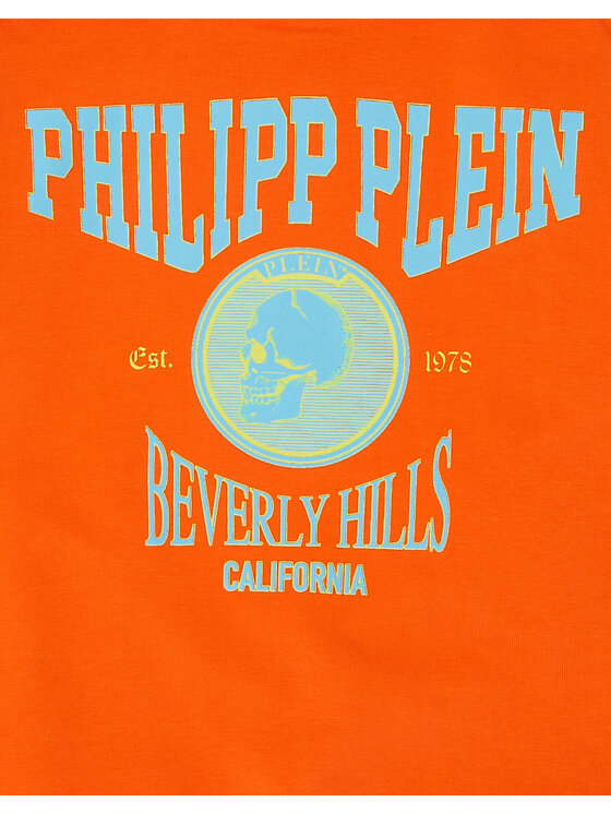 PHILIPP PLEIN PHILIPP PLEIN Felpa 27775 Arancione Regular Fit