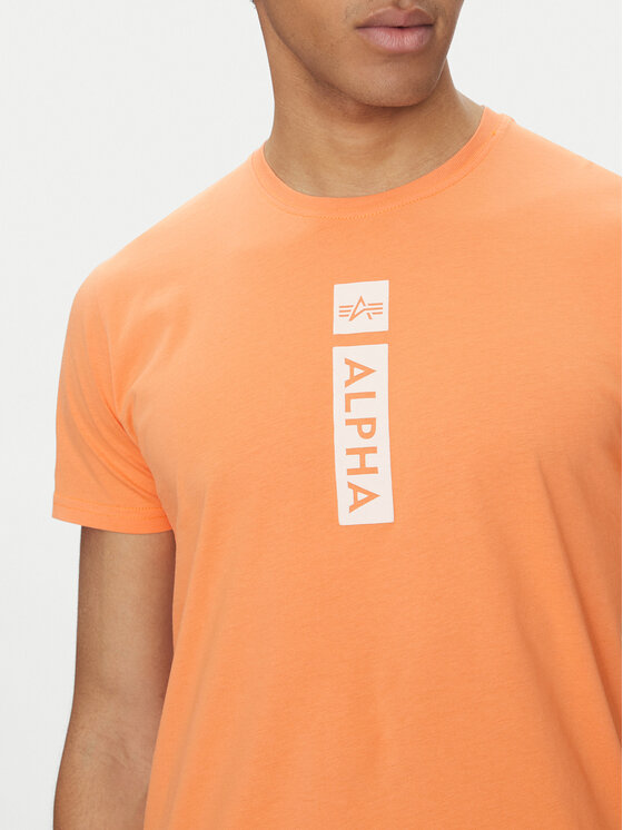 Alpha Industries Alpha Industries T-Shirt 146509 Oranžová Regular Fit