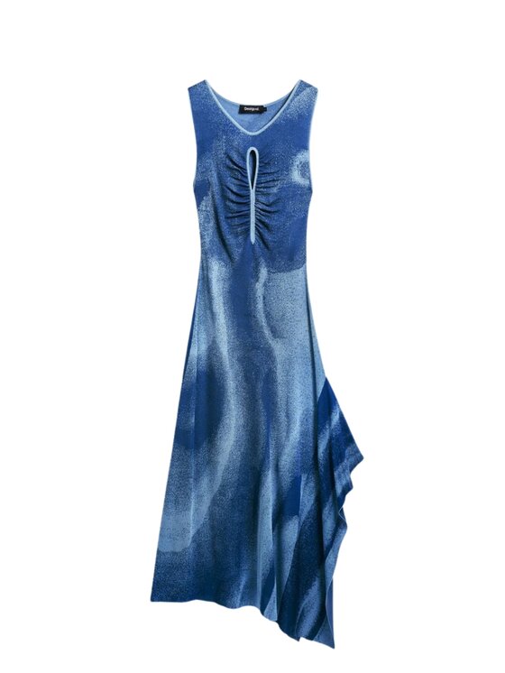 Desigual Desigual Vestito estivo Abito tallin Blu Slim Fit