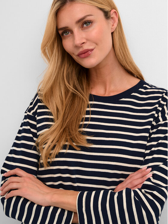 Kaffe Kaffe Majica Winny 10507727 Tamnoplava Regular Fit