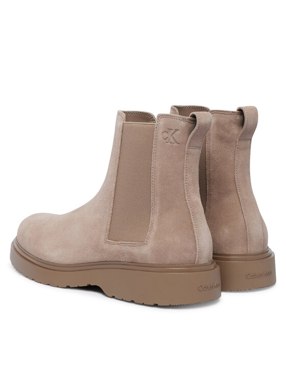 Calvin Klein Calvin Klein Štibletai Combat Ess Chelsea Boot Su YM0YM01372 Ruda