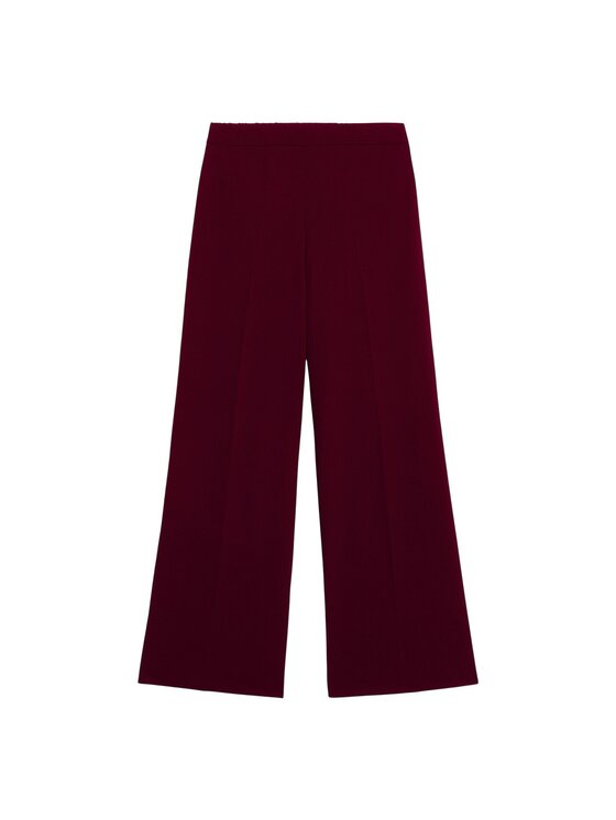 Oltre Oltre Pantaloni di tessuto P274J002362N036 Bordeaux Baggy Fit