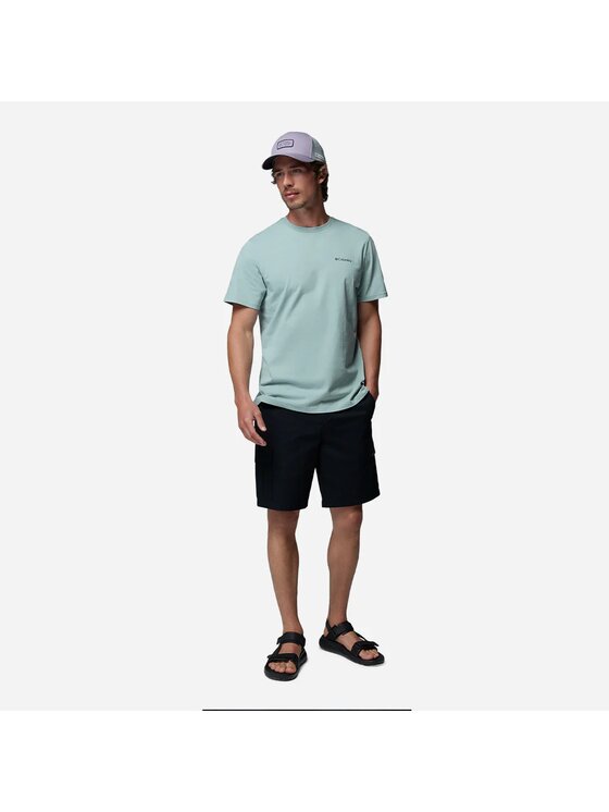 Columbia Columbia T-Shirt 215502 Niebieski Regular Fit