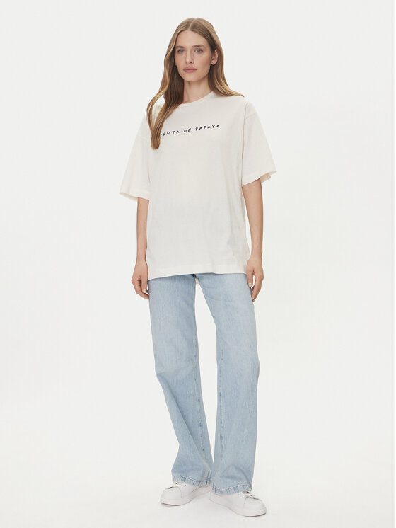Vero Moda Vero Moda Póló Taz Hailey 10337839 Fehér Regular Fit