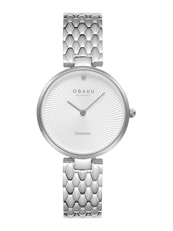 Obaku Obaku Hodinky V256LXCISC Stříbrná