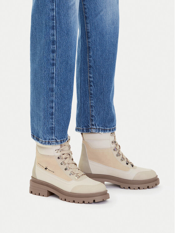 Beverly Hills Polo Club Beverly Hills Polo Club Schnürstiefeletten CEO-HY62070-7 Beige