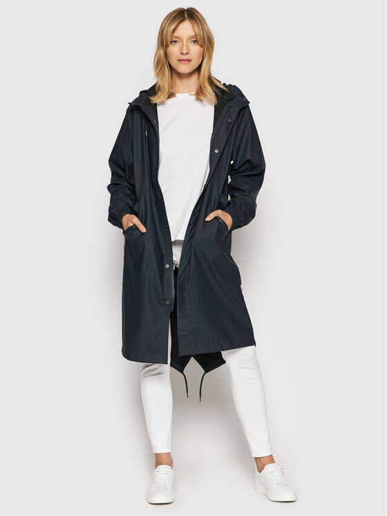 Rains Rains Vodootporna jakna Unisex 18140 Tamnoplava Regular Fit