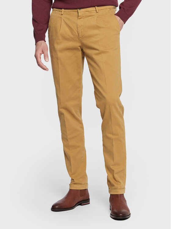 Manuel Ritz Chino hlače 3332P1428T 223815 Rjava Slim Fit
