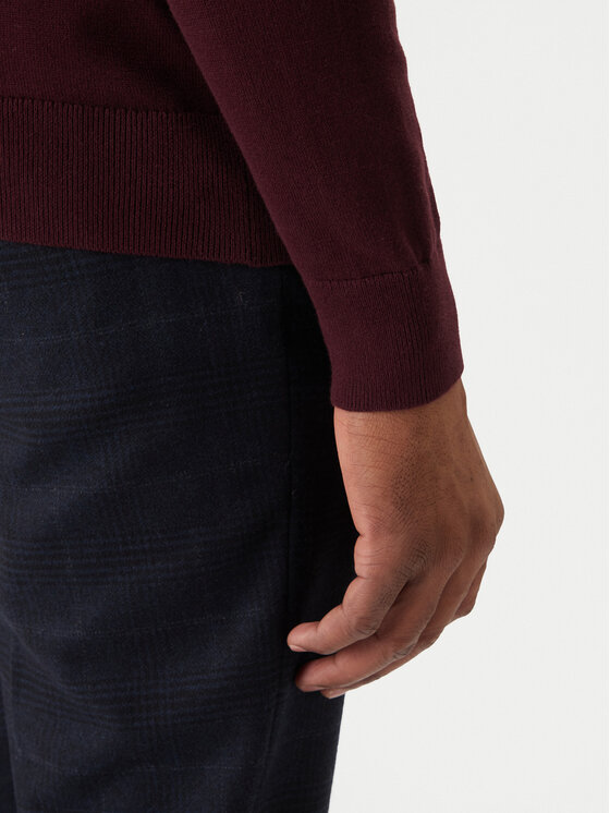 Tommy Hilfiger Tommy Hilfiger Džemperis Essential MW0MW37331 Bordo Regular Fit