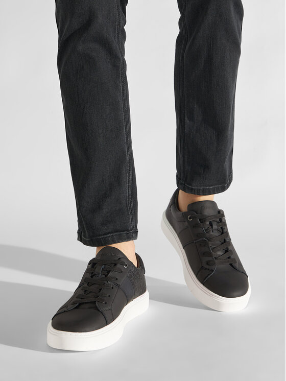 Calvin Klein Calvin Klein Αθλητικά Low Top Lace Up Mono Mix HM0HM00823 Μαύρο