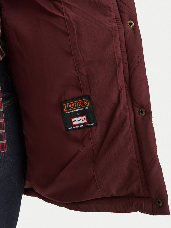 Hunter Hunter Übergangsjacke HARW0027262 Dunkelrot Regular Fit