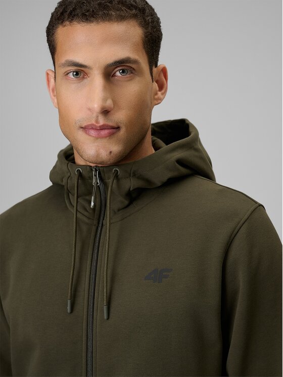 4F 4F Felpa 4FRSS26TSWSM3106-43S Verde Regular Fit