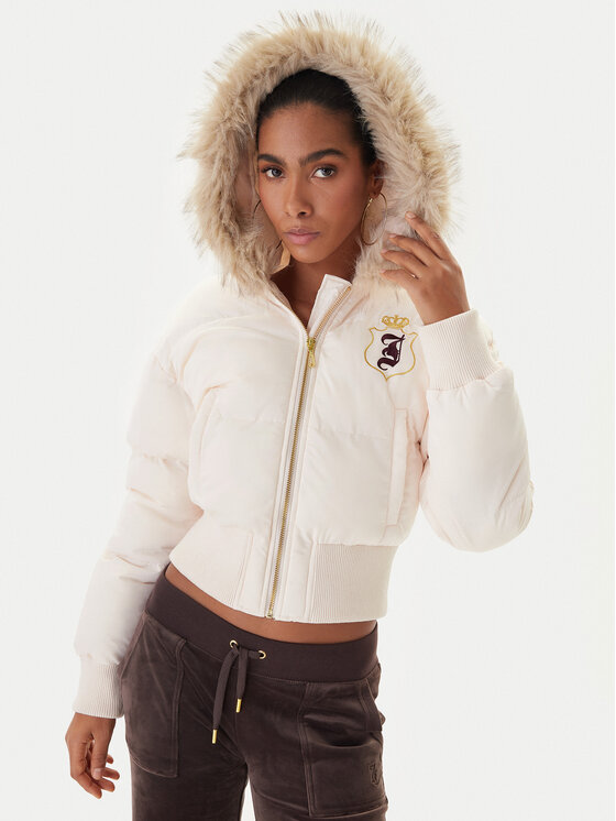 Juicy Couture Juicy Couture Žieminė striukė JCOIJ225557 Rožinė Oversize