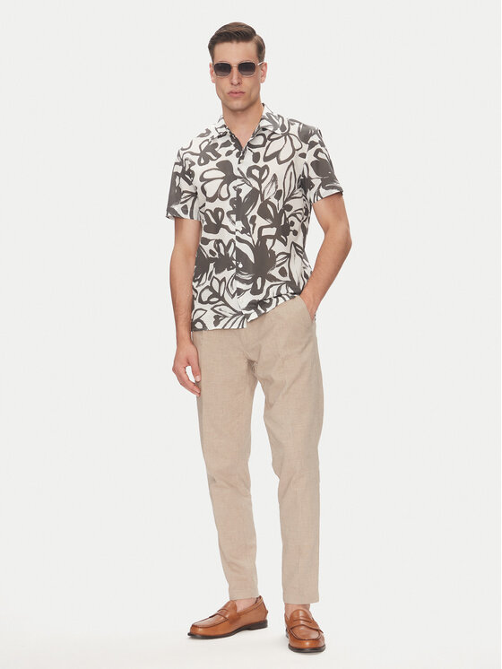 Baldessarini Baldessarini Košile B3 76002.3702 Krémová Regular Fit