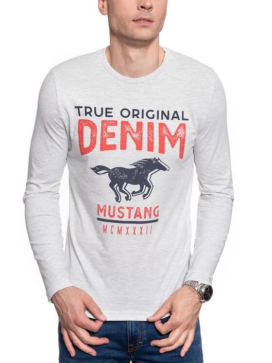 Mustang Mustang T-shirt ADRIAN C Grigio Regular Fit
