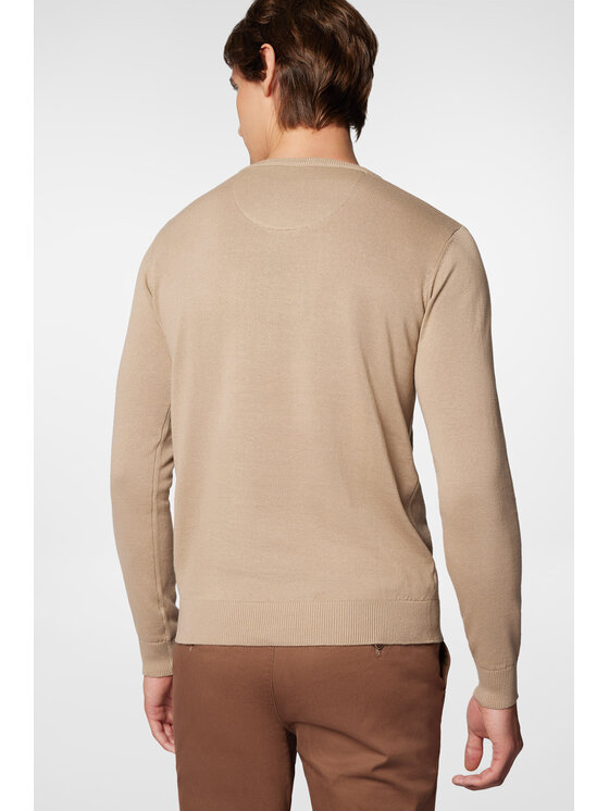 Próchnik Próchnik Sweter PM8 SW073224000013 Beżowy Regular Fit