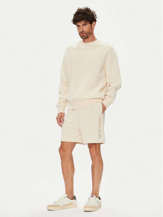 Tommy Jeans Tommy Jeans Szorty sportowe New Classic Beach DM0DM21781 Beżowy Relaxed Fit