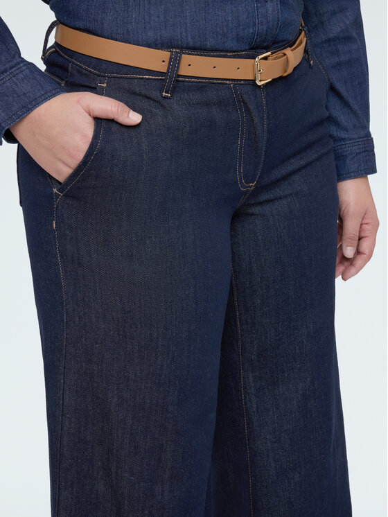 Fiorella Rubino Fiorella Rubino Jeansy P463T405248N034 Niebieski Regular Fit