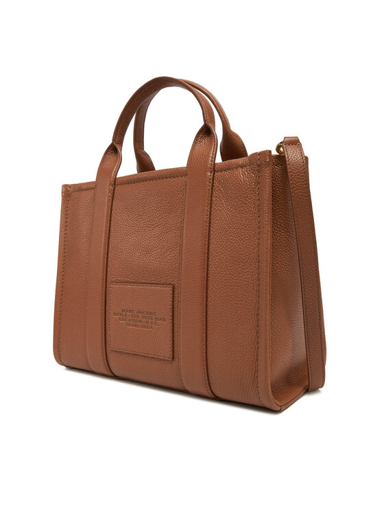 Marc Jacobs Marc Jacobs Torbica The Leather Medium Tote Bag H004L01PF21 Smeđa