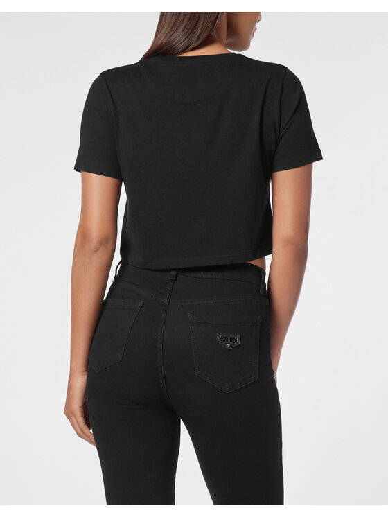 PHILIPP PLEIN PHILIPP PLEIN Tričko 11623 Čierna Regular Fit