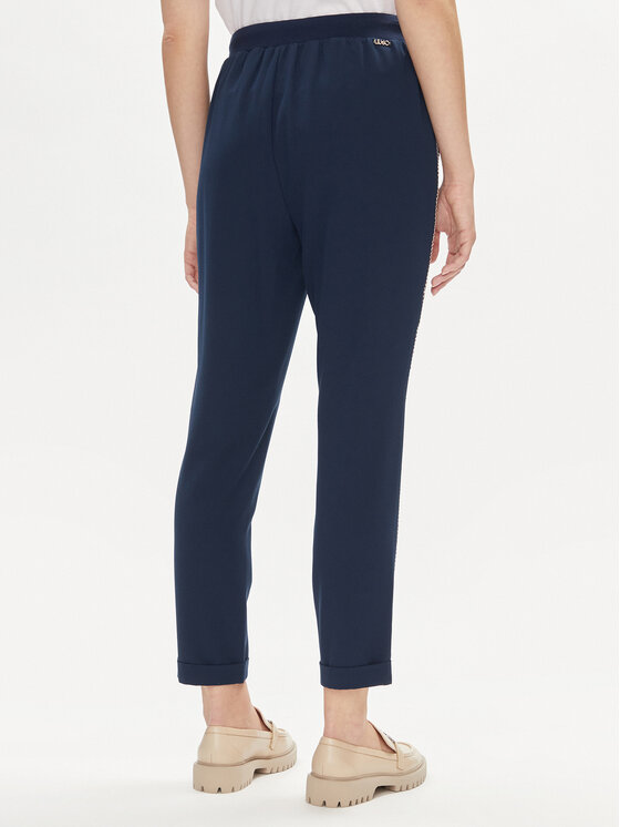 Liu Jo Sport Liu Jo Sport Spodnie materiałowe TA4088 TS423 Granatowy Regular Fit