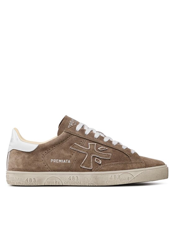 Premiata Sneakersy Steven 6221 Brązowy