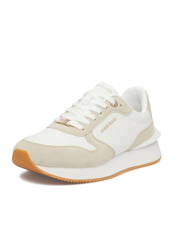 Guess Jeans Guess Jeans Sneakersy CWBEO-K250087 Biela