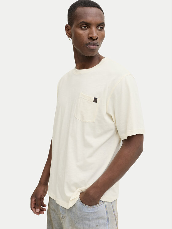 Jack & Jones Jack & Jones Marškinėliai Dover 12288897 Balta Relaxed Fit