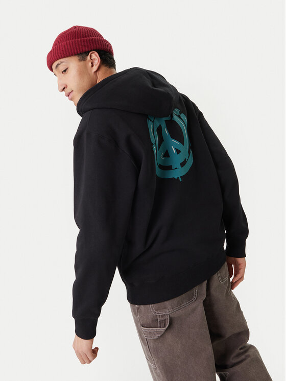 Element Element Sweatshirt Paint Brush ELYSF00310 Schwarz Relaxed Fit