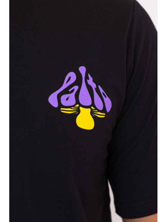 Palto Palto T-Shirt Meditate Czarny Relaxed Fit