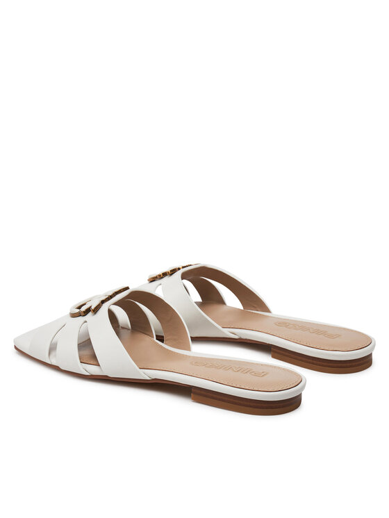 PINKO PINKO Klapki Marli 09 SD0313P003 Biały
