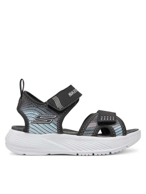 Skechers Sandale Microspec-Splash- 407034L/BKSL Negru