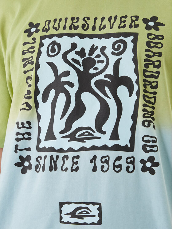Quiksilver Quiksilver Футболка W126-QSMTS-1007-46P Зелений Regular Fit