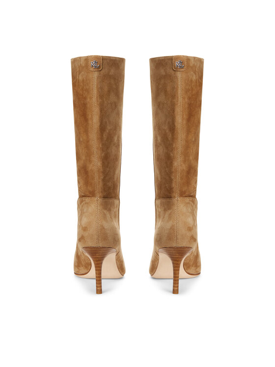 LAUREN RALPH LAUREN Lauren Ralph Lauren Kozaki 802942517001 Brązowy