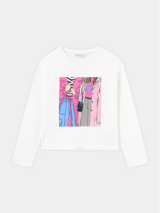 Mayoral Mayoral Bluse 7.056 Écru Regular Fit