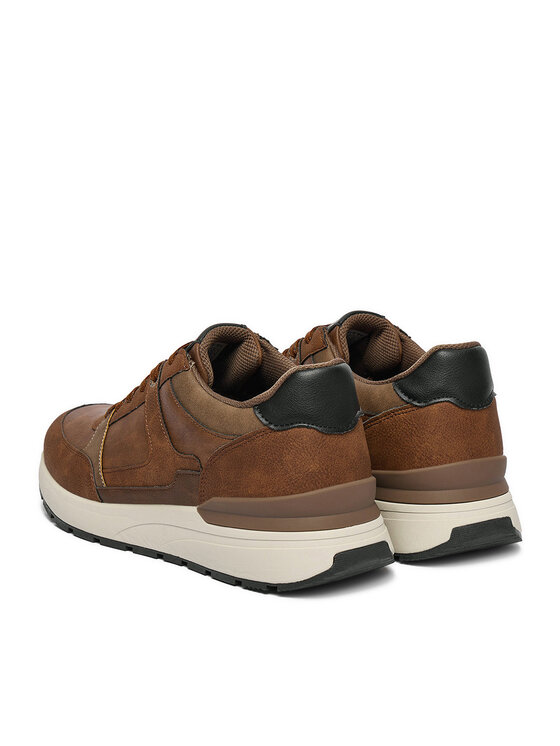 Lanetti Lanetti Sneakersy CEO-REUS-01 Hnedá