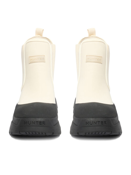 Hunter Hunter Kotníková obuv s elastickým prvkem CEO-SX2405-1 Écru