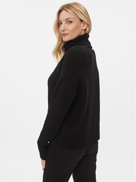MAX&Co. MAX&Co. Rollkragenpullover Caprera 73641723 Schwarz Regular Fit