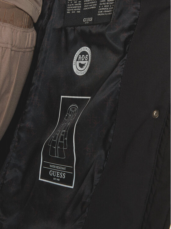 Guess Guess Vatovaná bunda Belkisa W4BL0B WGJR2 Černá Regular Fit
