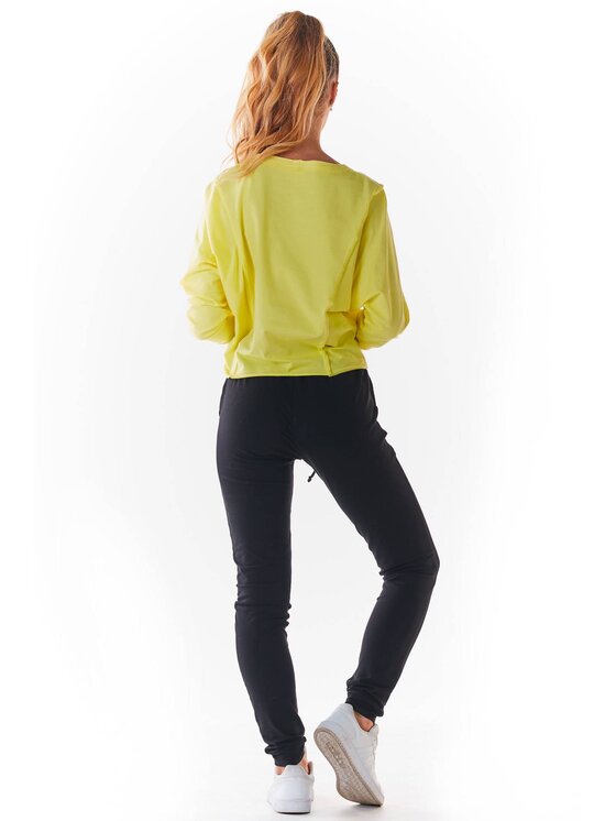 Infinite You Infinite You Bluzka M234 Żółty Basic Fit